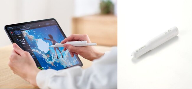 プレスリリース「Apple Pencil用 ショートカットグリップ「draw´」シリーズより、片手で操作可能なデバイスを新発売！～初回限定でCLIP STUDIO PAINT DEBUT（1年間無料）が付属～」のイメージ画像