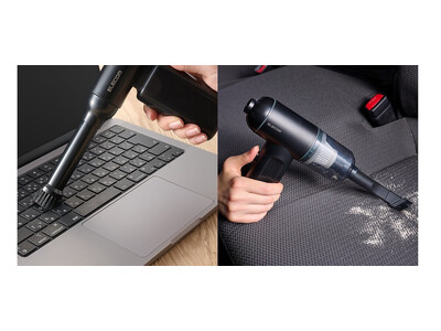 繰り返し使用できる充電式！軽量&強力噴射タイプと吸引&強力噴射の2Wayタイプ、USB充電の電動エアダスター 2製品を新発売