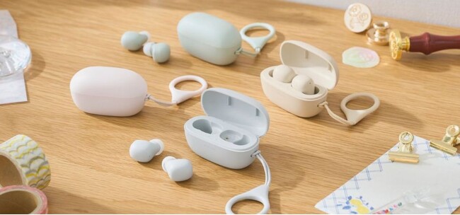 お気に入りの文具のように毎日を小さく彩る！超ミニサイズ&軽量設計でクリアなサウンドが楽しめる完全ワイヤレスヘッドホン「SÖT(スゥート)」を新発売