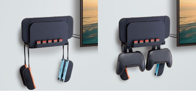 Nintendo Switch(TM)シリーズ対応!ゲーム機本体やその周辺機器をまとめて収納できる壁掛け収納スタンドを新発売
