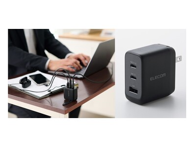 �gAdjustCharge�h�@�\�ōœK�ȏ[�d���A�V�X�g�IUSB Type-C�~2�EUSB-A�~1�|�[�g�𓋍ځA3��̋@��𓯎��ɏ[�d�ł���AC�[�d���V����