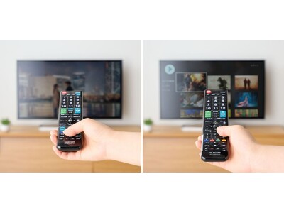 4Kボタンなど搭載、簡単設定ですぐに使える！12メーカーに対応したマルチテレビリモコンと4メーカー対応のマルチレコーダーリモコンを新発売