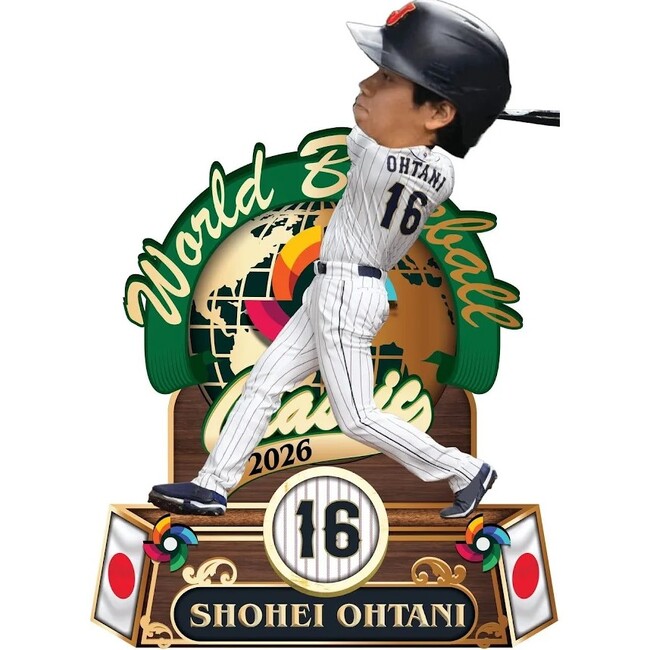 日本初】WBC公式ボブルヘッドが日本上陸「THE REMATCH：2026 OHTANI