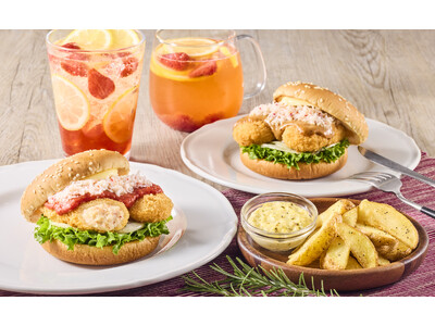 洋食の人気メニューをバーガーに。北海道産オオズワイガニの蟹身を存分に堪能！冬の濃厚クリームコロッケバーガー登場