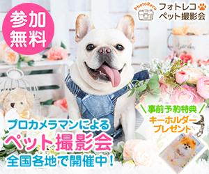 プレスリリース「うちの子がモデルに！？全国開催「フォトレコ ペット撮影会」でペットモデル体験＆新フォトグッズ約40商品を追加！」のイメージ画像