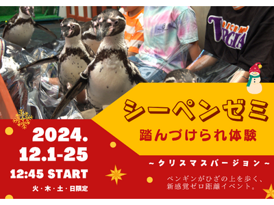 ペンギンが膝の上を歩く!? ゼロ距離で学ぶ特別授業が再び開講！