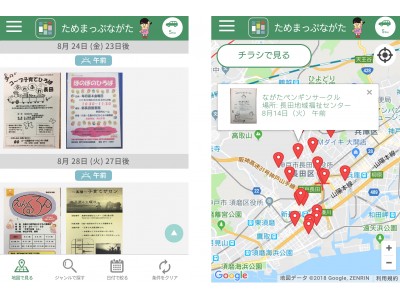 子育てイベント情報サイト「ためまっぷながた」で子育てイベント告知