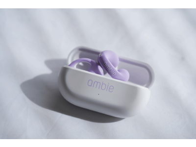 耳をふさがない“ながら聴き”イヤホンambie AM-TW01蔦屋家電別注カラー第3弾「Lavender」発売決定