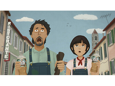 「ボスシリーズ」史上初の全編アニメCM！斜塔で有名なイタリアの"ピサ"をモチーフにした「宇宙人ジョーンズ...