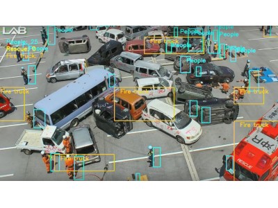 沖縄県総合防災訓練にてドローン、無人車両、運行管理システム、AI技術を活用