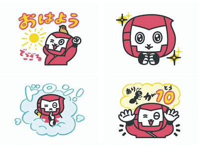 【日常で使える】脳活新聞PRキャラクター「サエマル」LINEスタンプが完成！