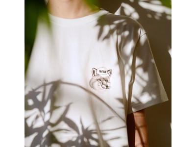 トレーサブルオーガニックコットン糸 TRUECOTTON × Maison Kitsune コラボレーション第二弾 Tシャツを発売。売上の一部をWWF ジャパンの活動へ寄付