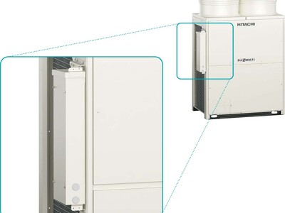 空調IoTソリューション「exiida遠隔監視・予兆診断」のオプション部品「exiida遠隔監視通信ユニット(側面設置タイプ)」を販売