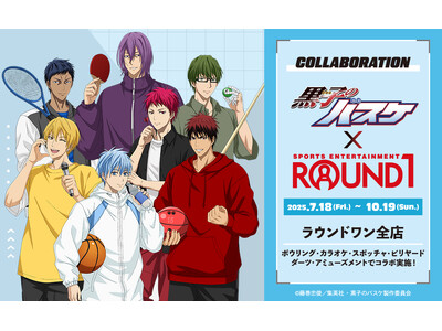 「黒子のバスケ」と「ROUND1」のコラボキャンペーン開催！