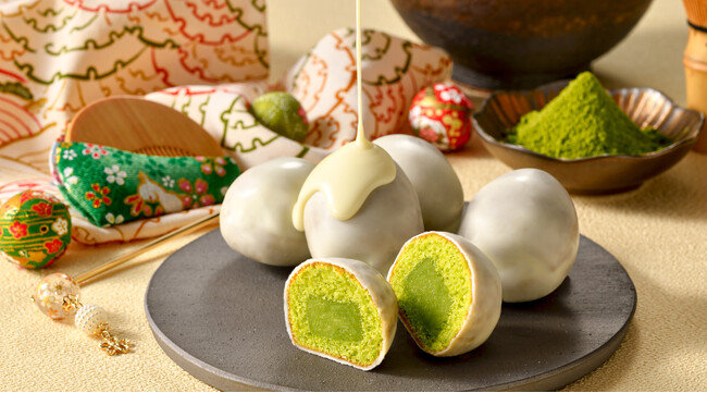 【京都駅限定先行発売】舞妓のたまごをイメージした新抹茶スイーツ『おたま姫』誕生
