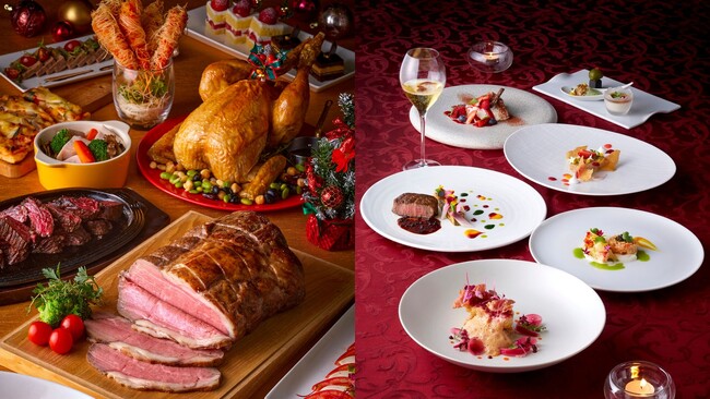 【ホテルニューオータニ博多】聖夜を彩る美食の数々　クリスマスビュッフェ＆クリスマスコースを提供