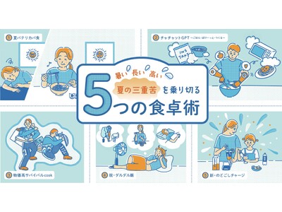 【クックパッド】全国1万人の調査で見えた“新時代の夏ごはん”の実態を発表。家庭の知恵と工夫を活用する『夏...
