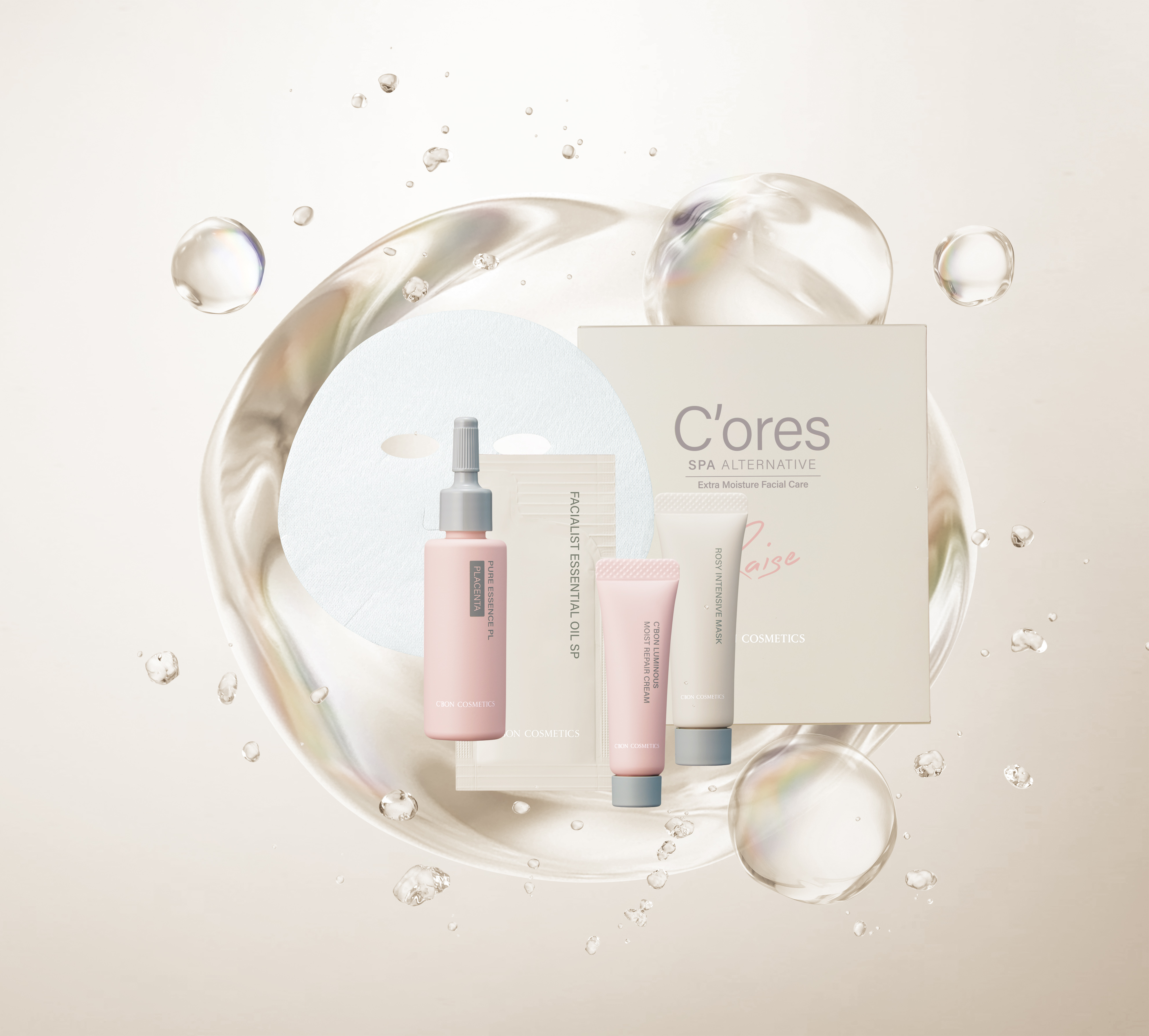 集中ケアにも、毎日でも使える「2WAYスキンケア」“ポジティブで上向きなハリ艶肌”へ導く 「C’ores RAISE」発売