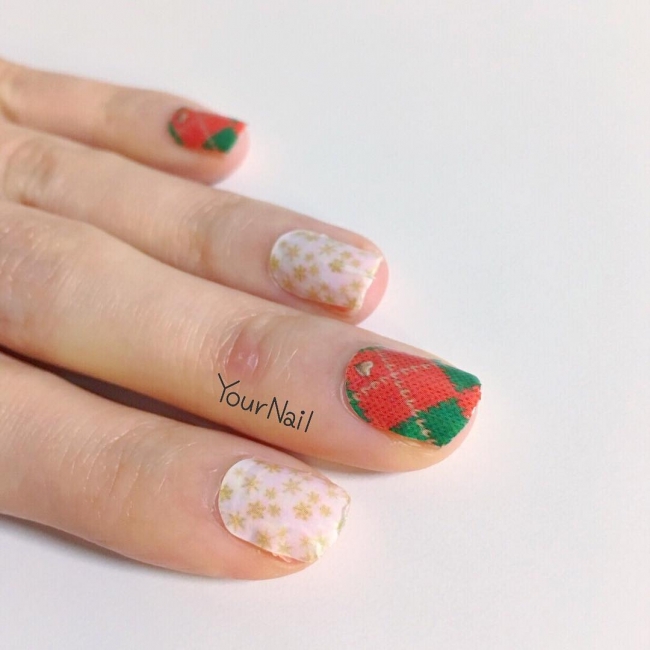 オーダーメイドネイルアプリ Yournail クリスマスネイルデザインのコン 株式会社uni Que プレスリリース