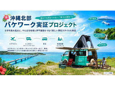古宇利島の車泊（くるまはく）を起点に、やんばる・伊平屋島をつなぐ新しい滞在モデルを実証「沖縄北部バケワー...