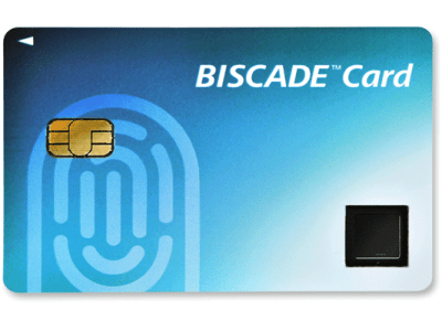 指紋認証ICカード「BISCADETMカード」のセキュリティシステムへの採用について