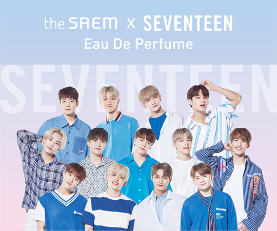 【日本限定発売】the SAEM×SEVENTEENコラボフレグランスが11月11日発売決定！10月28日よりweb予約受付開始！