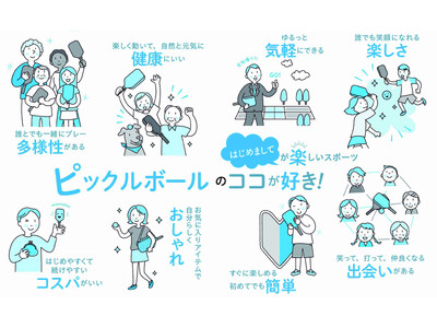 【新刊書籍】今、注目のスポーツ「ピックルボール」の入門書が発売！　基本のルールから、ショットのコツ、ちょっと差が付く練習法まで、ピックルボール初心者・必読の1冊！