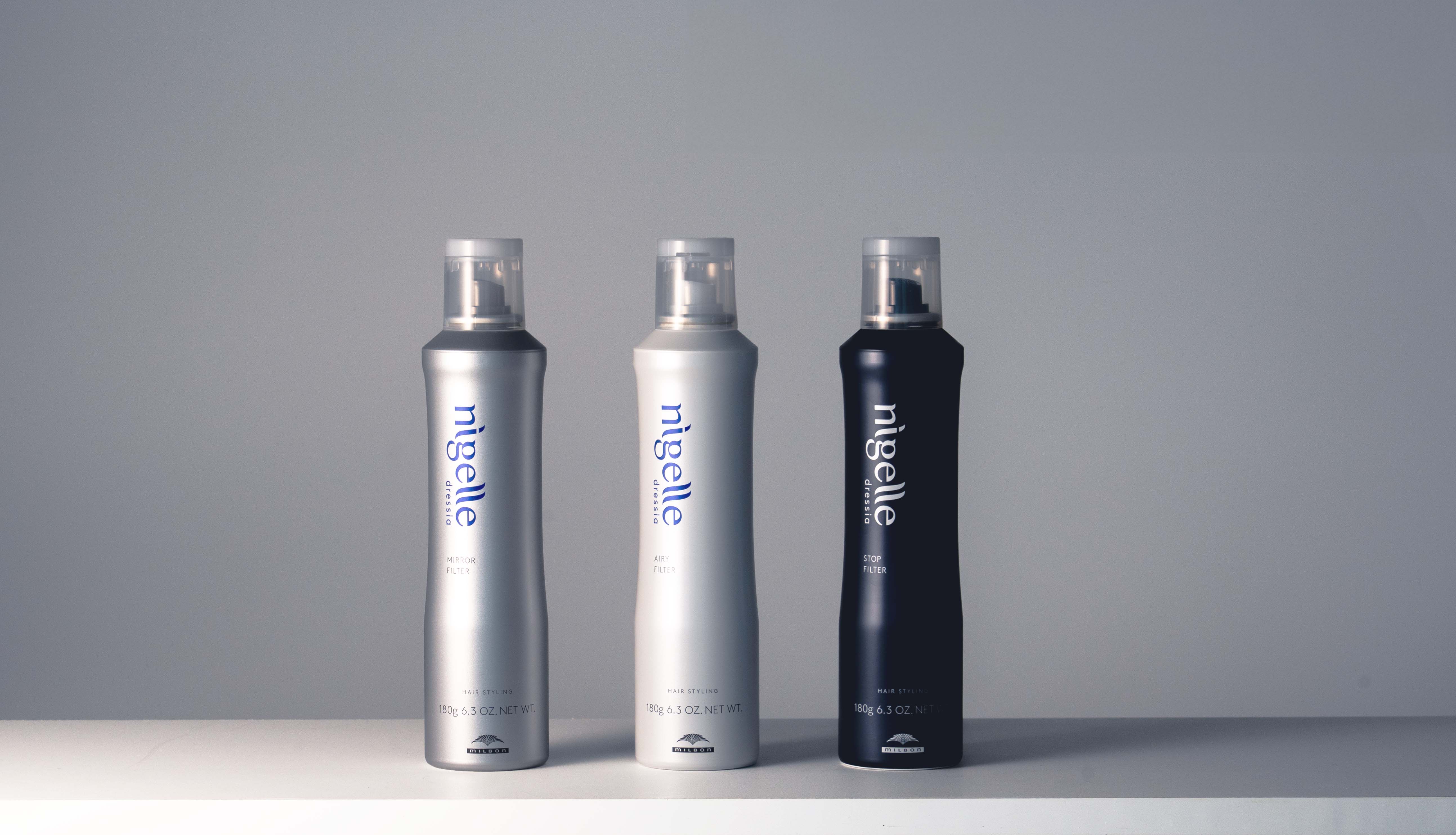 スタイリングブランド『nigelle（ニゼル）』から12年ぶりに新商品発売！ 髪にスプレーするだけで、‟加工フィルター級”のツヤ感をかなえるスタイリングスプレー3品が新登場