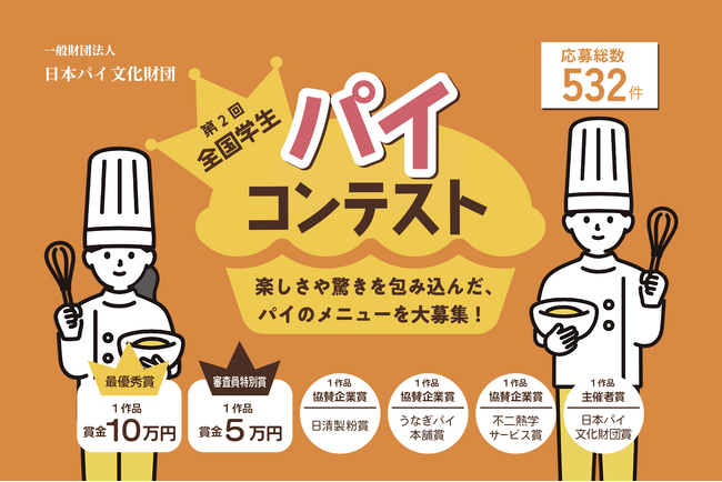 プレスリリース「学生たちの“記念日のパイ”が大阪に集結！「第2回全国学生パイコンテスト」最終審査開催8月22日に開催」のイメージ画像