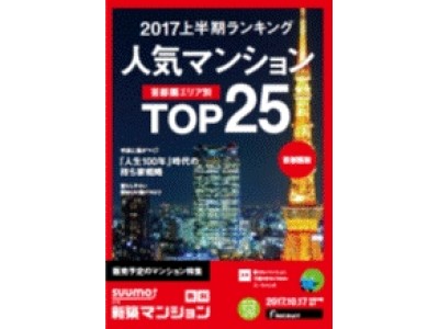 上位物件の共通点「好アクセス」「立地の希少性」「大規模再開発」の３つ!2017年上半期（4~9月）人気マンションランキング