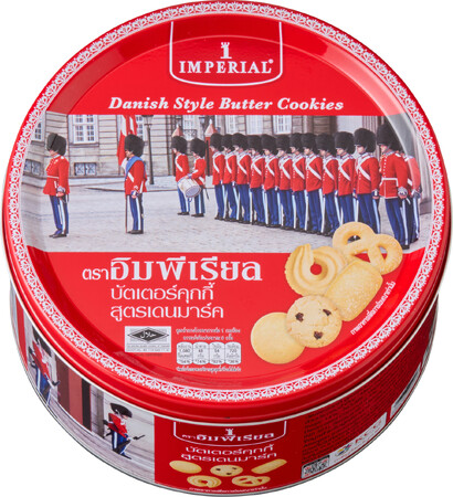 ５種類のクッキーがたっぷり30枚入ったクッキー缶「インペリアル ダニッシュスタイル バタークッキー缶」を新発売