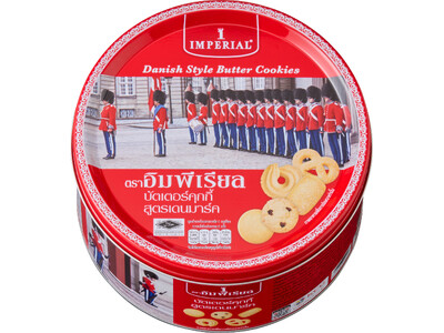 ５種類のクッキーがたっぷり30枚入ったクッキー缶「インペリアル ダニッシュスタイル バタークッキー缶」を新発売