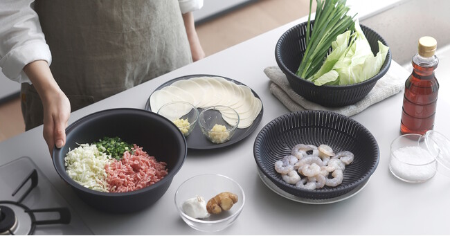 様々な使い方ができる「ザルボウル」3種のセット展開で新発売