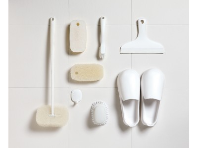 「使っている時も、使っていない時も“きれい” 」がコンセプトの浴室清掃道具『きれいに暮らす。』シリーズが新発売。