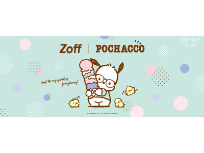 メガネブランドZoffとサンリオの人気キャラクター『ポチャッコ』とのコラボレーション　「Zoff｜POCHACCO」“Icecream Collection”が登場