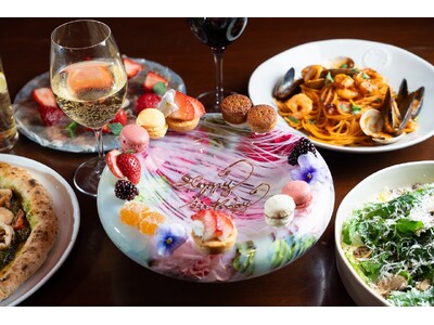 特別な日を華やかに彩る「フラワープレート」が新登場！RIGOLETTO TAPAS LOUNGE（リゴレット タパスラウンジ）にて4月より提供開始！