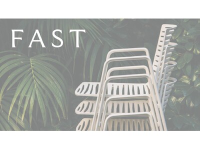 【インポート製品発売】モダンな屋外空間を彩る、イタリアの家具ブランド〈FAST〉製品取り扱い開始