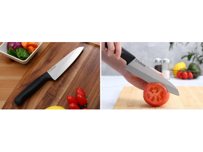 一般的なステンレス包丁の約半分！“驚きの軽さ”を実現！生活雑貨ブランドのラチュナから「銀チタン ハイブリッド包丁」発売