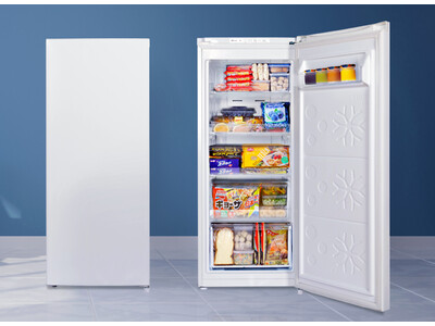 まとめ買いの強い味方！食品をたっぷり保存できて冷蔵もOKな122L冷凍庫を、ジェネリック家電ブランドMA...