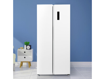 【新色登場!】薄型設計で使いやすい430L ２ドア冷凍冷蔵庫から新色のホワイトを、ジェネリック家電ブランド「MAXZEN」より発売