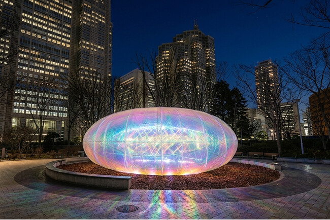 万博のレガシー作品、東京の夜へ。奥中章人の光の作品が「TOKYO LIGHTS 2026」に登場