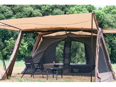 「半分は寝室、半分はリビング。」大型エアテント「AIR VISTA」専用インナーテントを新発売、本体も再...