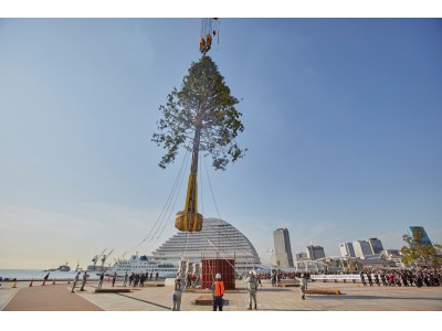 世紀の樹木輸送！遂にクライマックス「めざせ！世界一のクリスマスツリーPROJECT ～輝け、いのちの樹。～」植樹式 