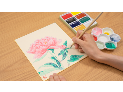 キット付きオンラインレッスン『Lakit（ラキット）』に、日本画家の日月美輪さんによる、はじめてでも描ける本格的な日本画の新レッスンがリリース