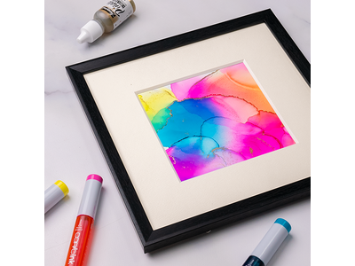 キット付きオンラインレッスン『Lakit（ラキット）』に、色の混ざり合いを楽しむアルコールインクアートの新レッスンが登場