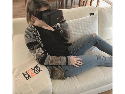 どこでも一瞬でプライベート映画館！スマホをセットするだけ！『MovieMask』がクラウドファンディングサービスMakuakeにて日本での先行販売を開始！