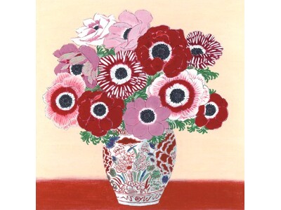 【東京大丸】生き生きと豊かな色彩で花々を描く『青木乃里子 水墨岩彩画・版画展』2024年 3/13(水）...