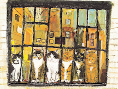 【京都高島屋】久下貴史　原画・版画展　～マンハッタナーズの猫たち～　2024　4/10(水)→4/23(...