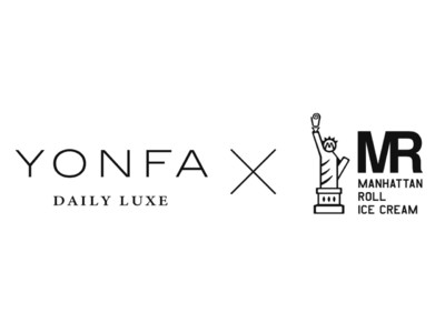 モノだけでなく体験も届けるアパレルEC「YONFA」と、国内一の店舗数を誇るロールアイス専門店「マンハッタンロールアイスクリーム」がコラボレーション！