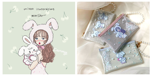 Mikko Mery Meryユーザーに絶大な支持の人気イラストレーターmikko限定コラボアイテムを Mery Shop で販売開始 読売新聞オンライン まとめ読み プレスリリース Prtimes